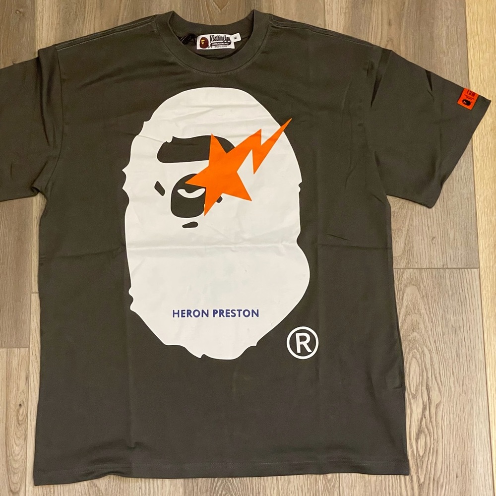 Bape heron Preston shirt supreme stussy Jordan